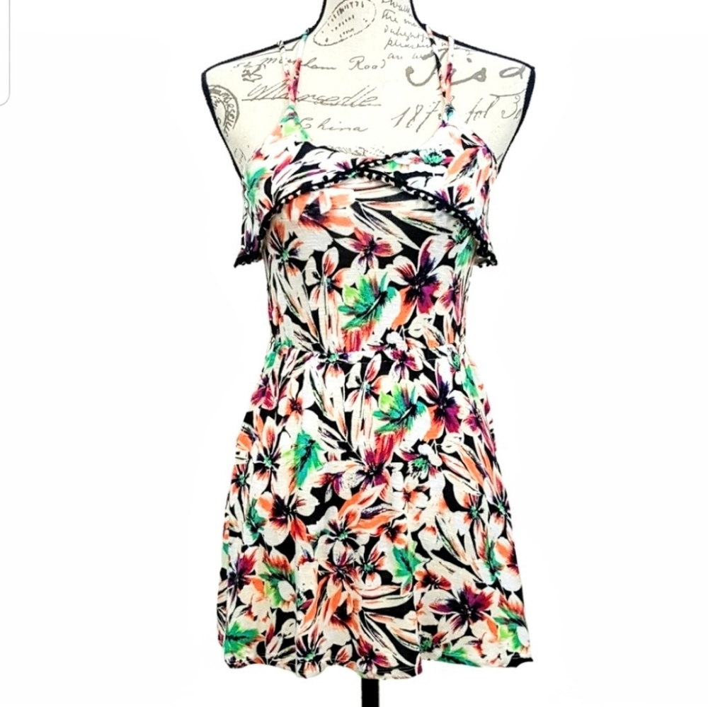 'ANTHRO' Colorful Floral Top/ Dress